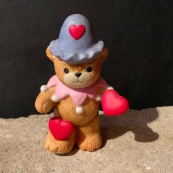 Vintage 1985 Lucy Rigg Lucy And Me Clown And Heart Bear - MINT - Picture 1 of 5
